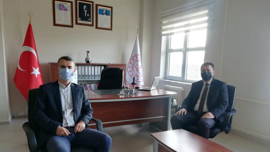 Şarköy Belediye Başkanı Sayın Alpay VAR İlçe Milli Eğitim Müdürümüz Barış ELMA'yı ziyaret etti.