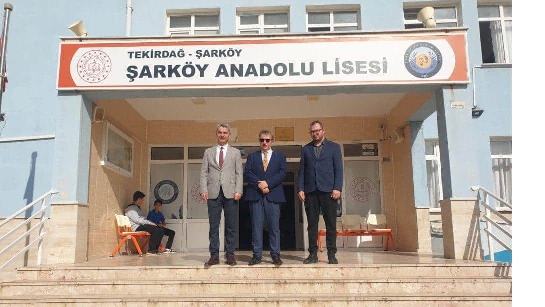 Kaymakamımız Sayın Dr. Ahmet Naci HELVACI Şarköy Anadolu Lisesini Ziyaret Etti